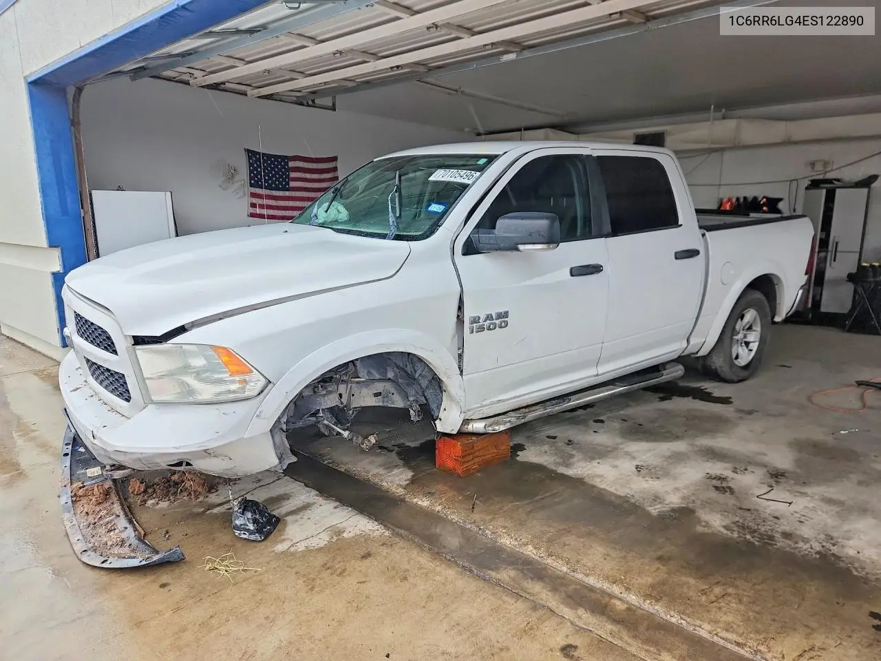 RAM 1500 2014, VIN 1C6RR6LG4ES122890