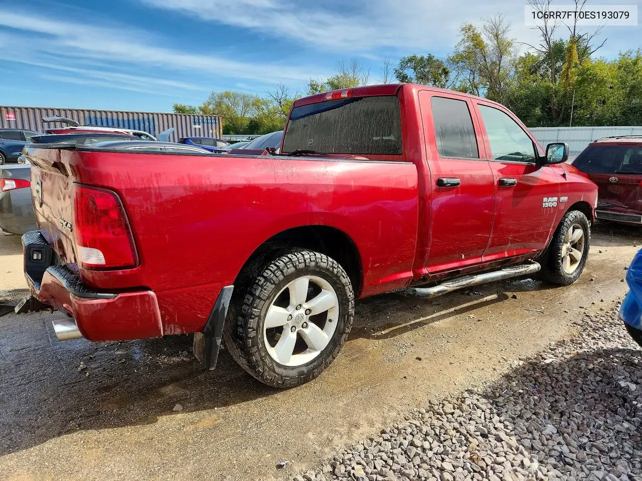 2014 RAM 1500 VIN 1C6RR7FT0ES193079 — фото 3