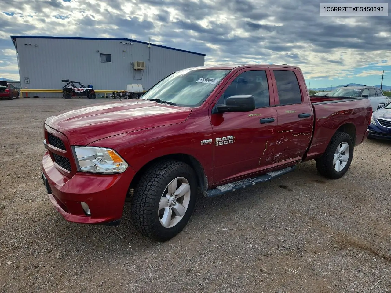 2014 RAM 1500 VIN 1C6RR7FTXES450393 — фото 3