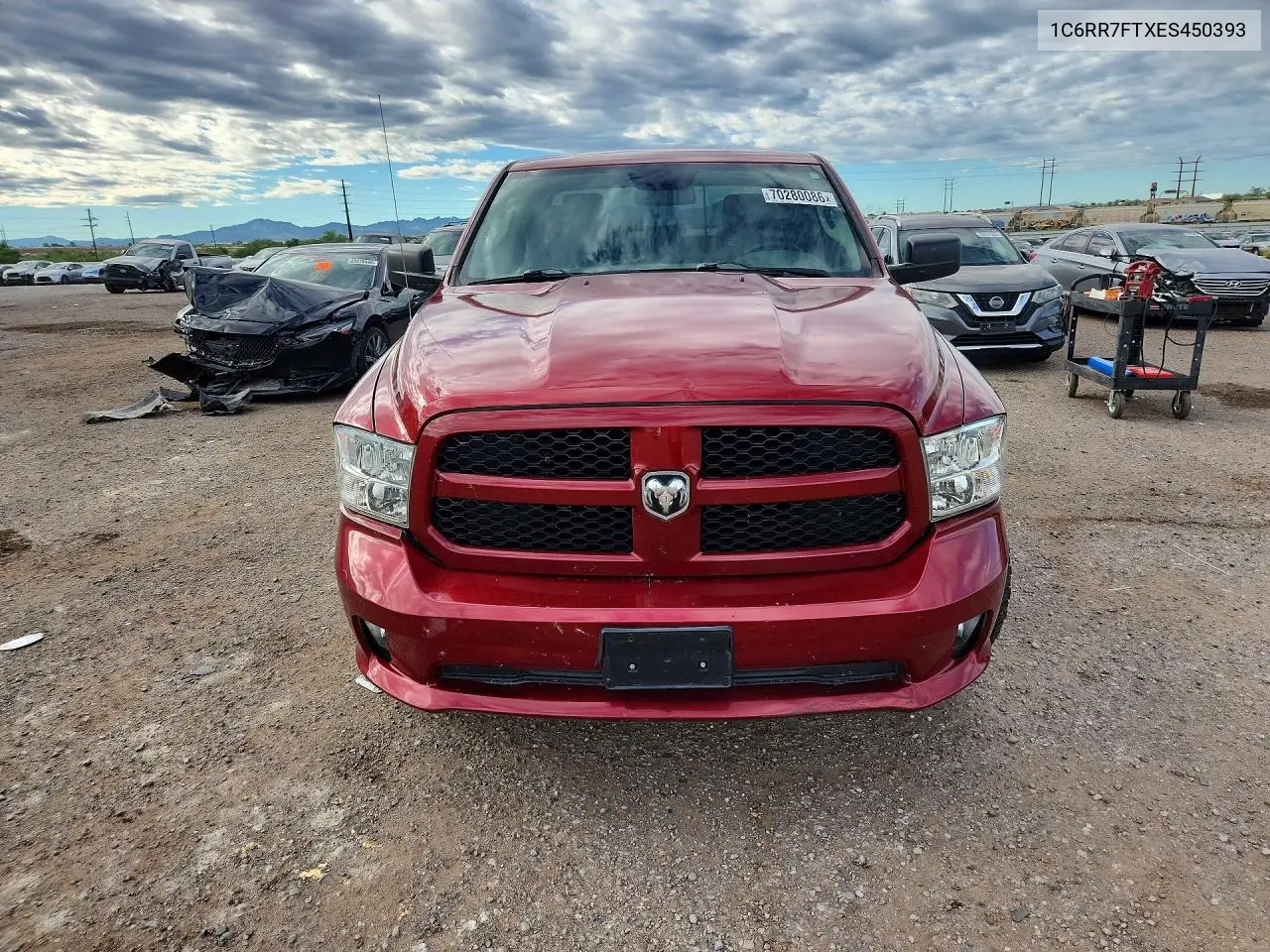 2014 RAM 1500 VIN 1C6RR7FTXES450393 — фото 5
