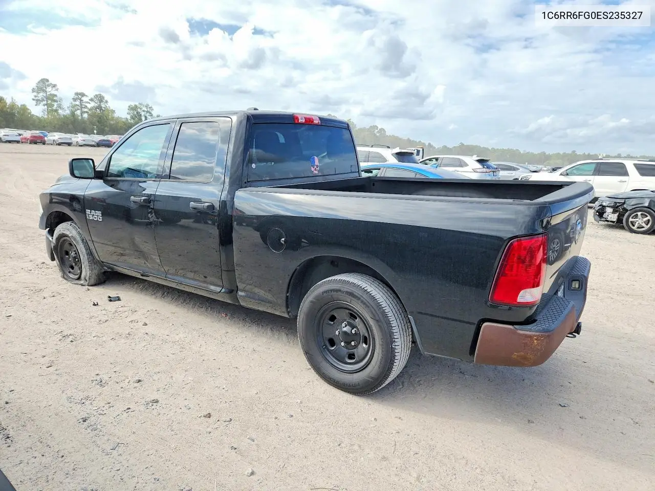 2014 RAM 1500 VIN 1C6RR6FG0ES235327 — фото 2