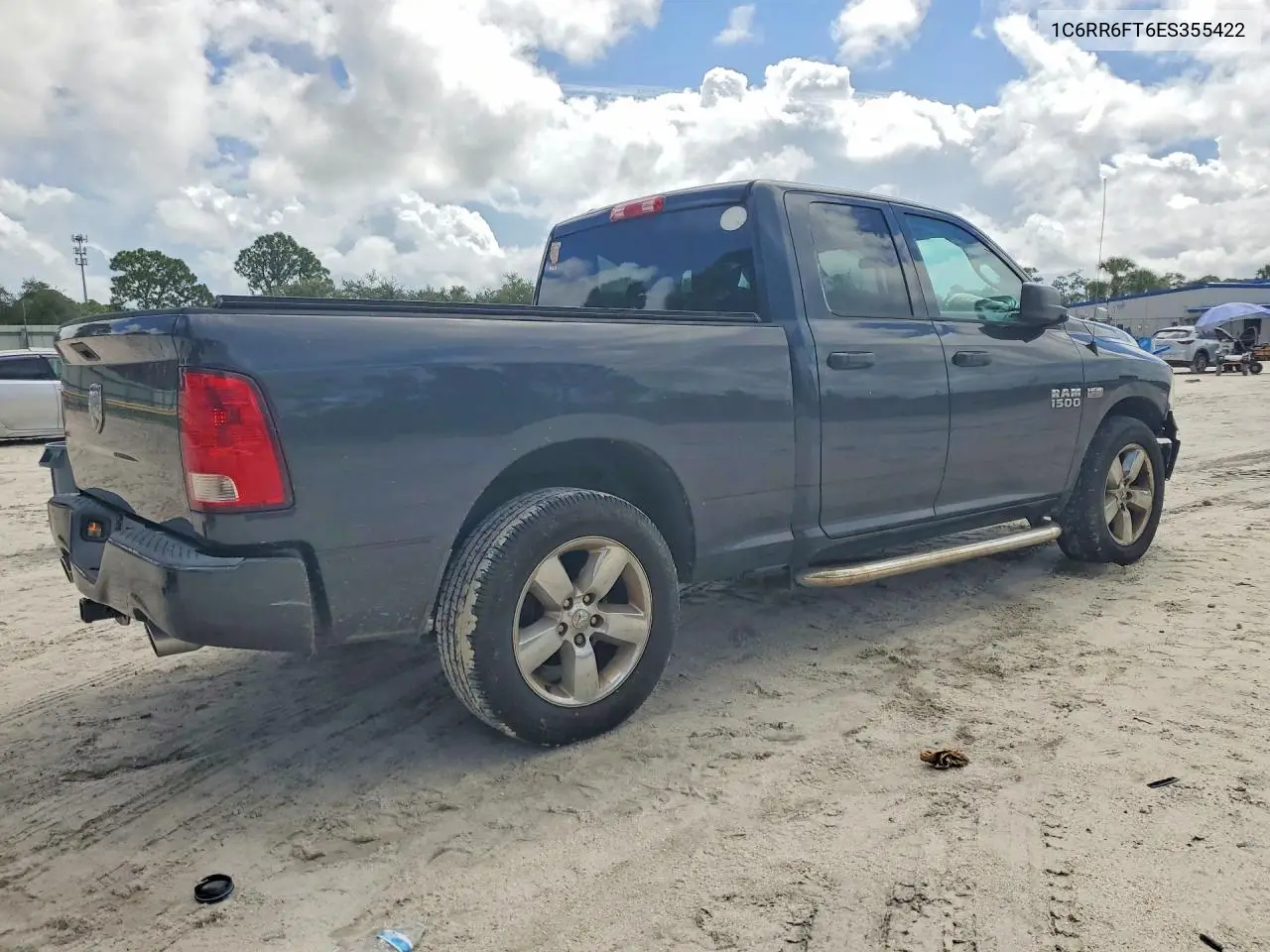2014 RAM 1500 VIN 1C6RR6FT6ES355422 — фото 3