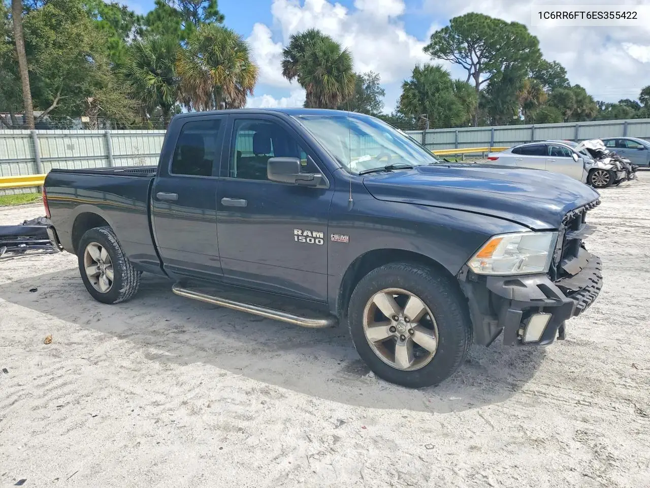 2014 RAM 1500 VIN 1C6RR6FT6ES355422 — фото 4