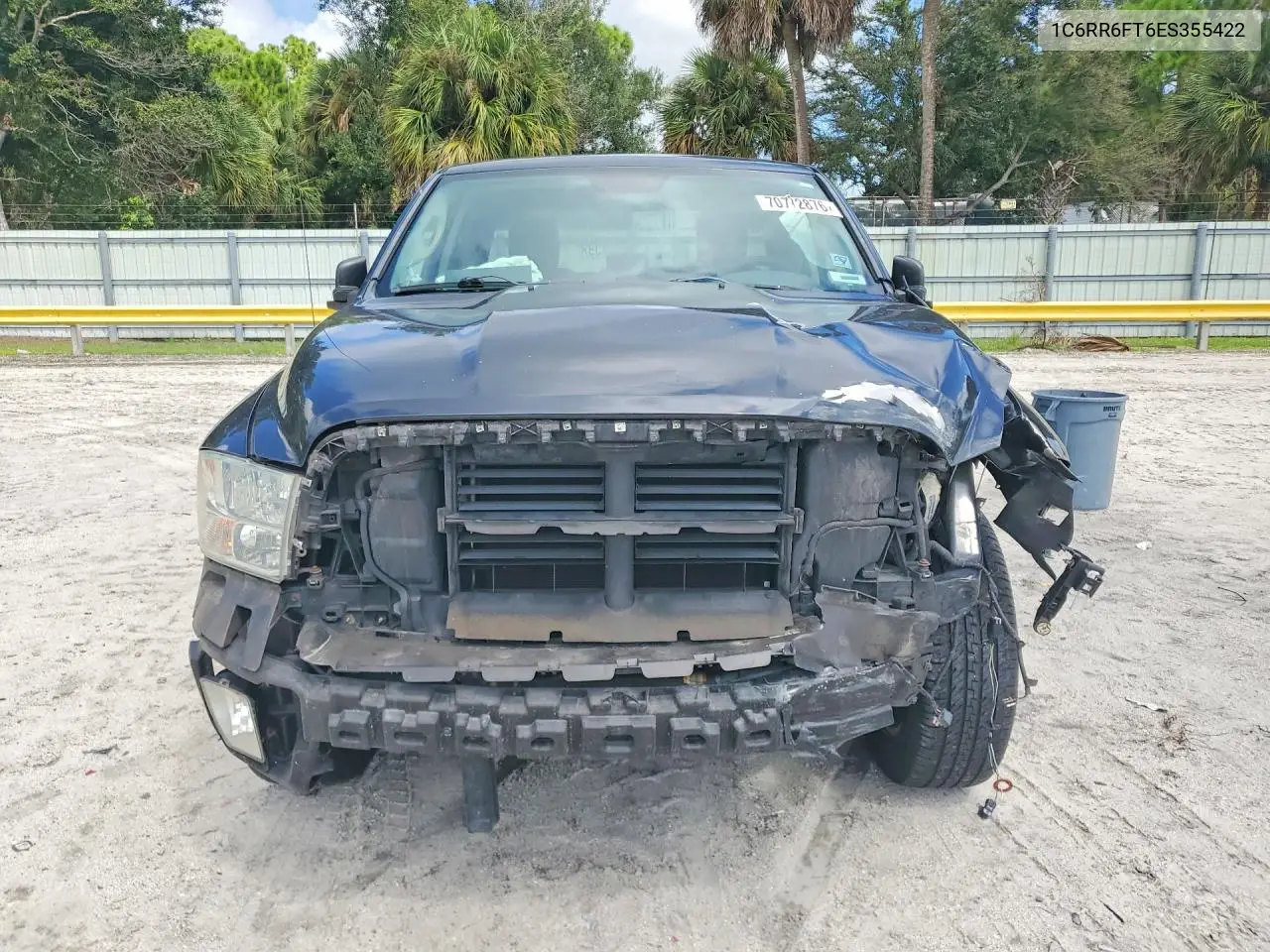 2014 RAM 1500 VIN 1C6RR6FT6ES355422 — фото 5