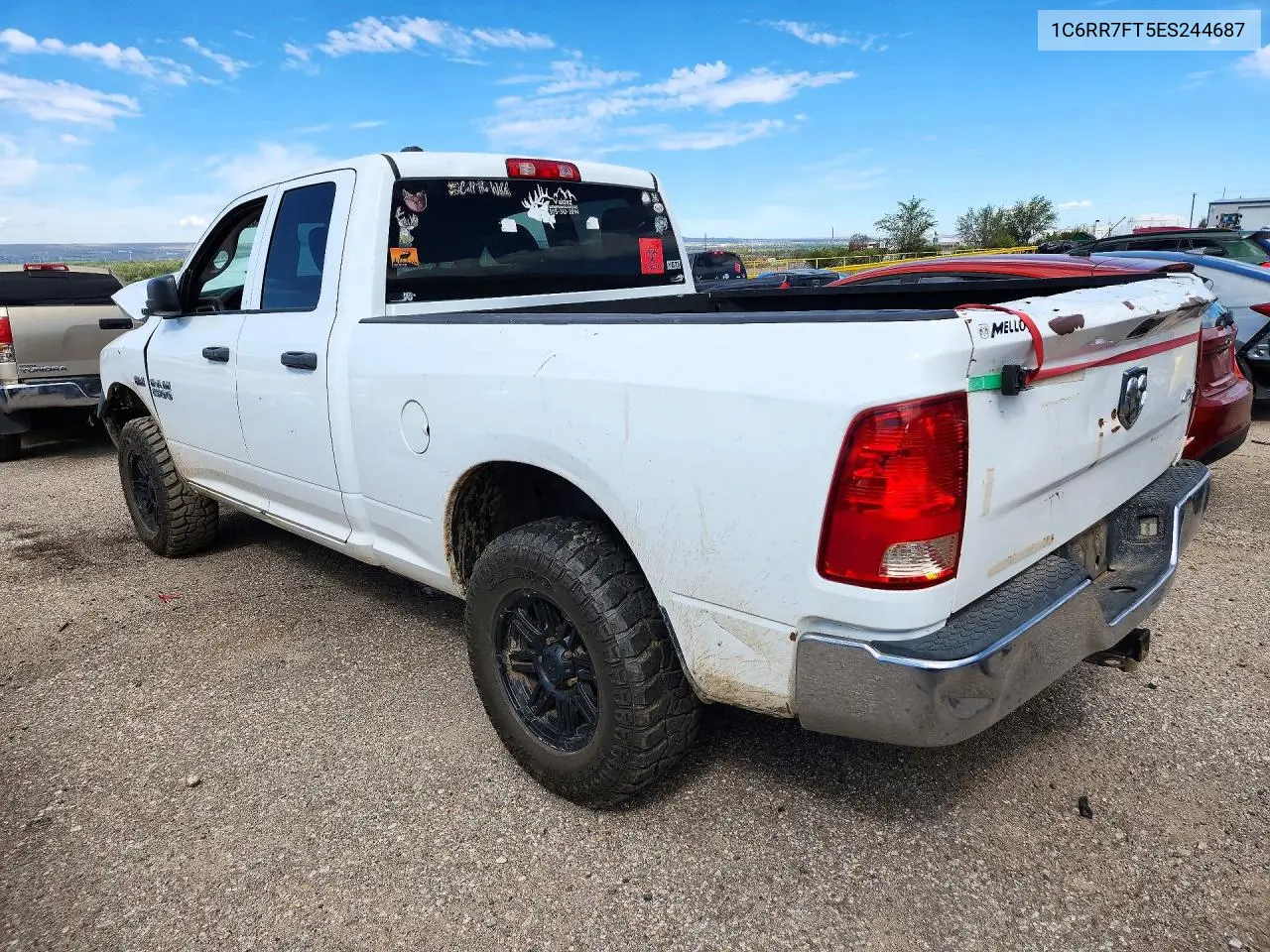 2014 RAM 1500 VIN 1C6RR7FT5ES244687 — фото 2