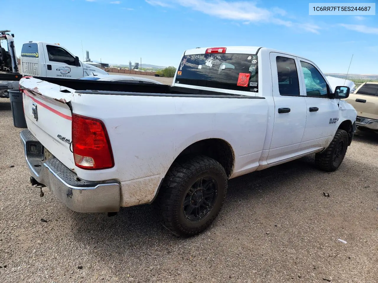 2014 RAM 1500 VIN 1C6RR7FT5ES244687 — фото 3