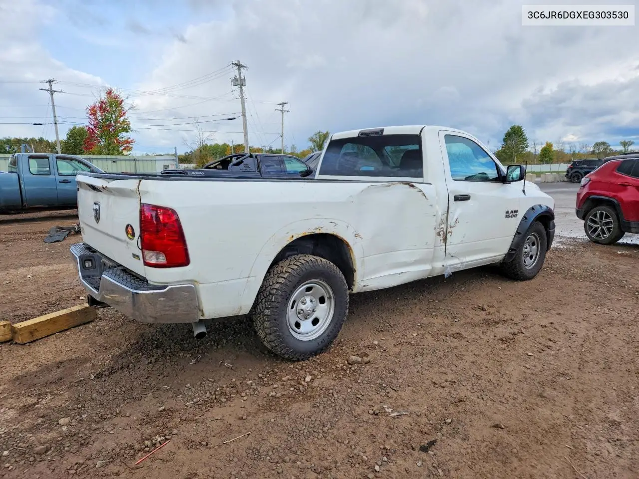 2014 RAM 1500 VIN 3C6JR6DGXEG303530 — фото 3