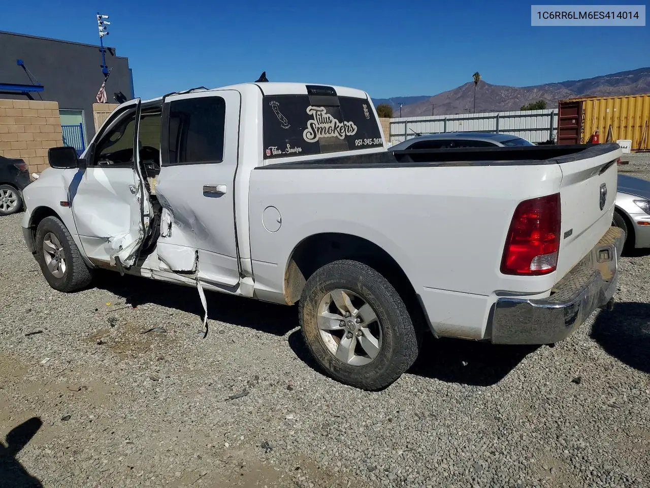 2014 RAM 1500 VIN 1C6RR6LM6ES414014 — фото 2