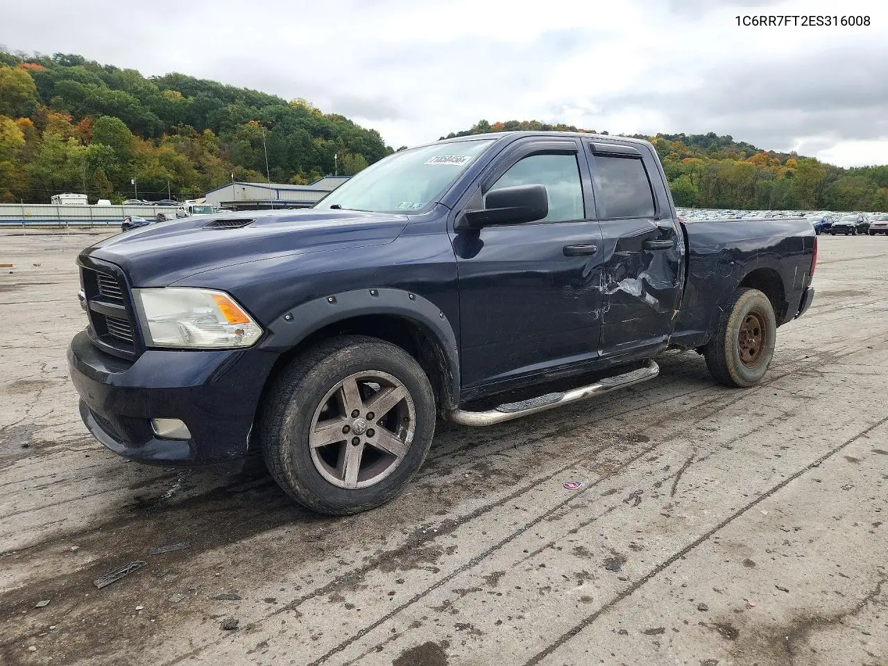 RAM 1500 2014, VIN 1C6RR7FT2ES316008