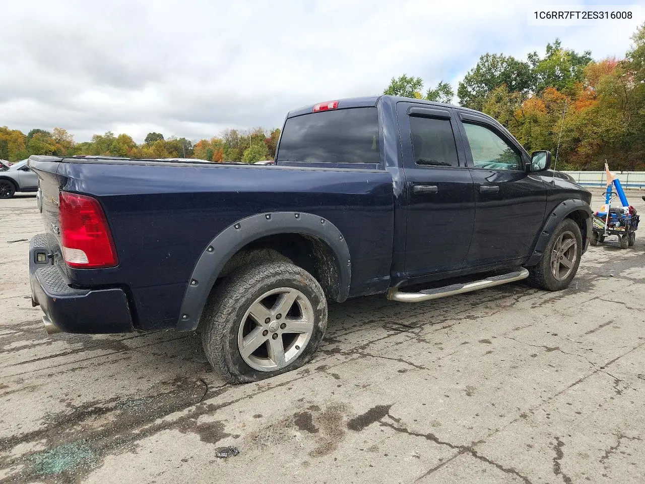 2014 RAM 1500 VIN 1C6RR7FT2ES316008 — фото 3