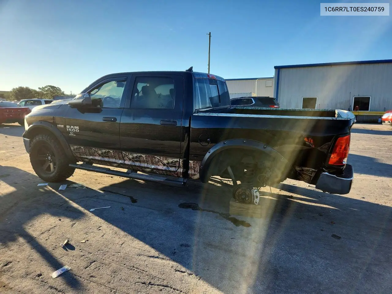 2014 RAM 1500 VIN 1C6RR7LT0ES240759 — фото 2