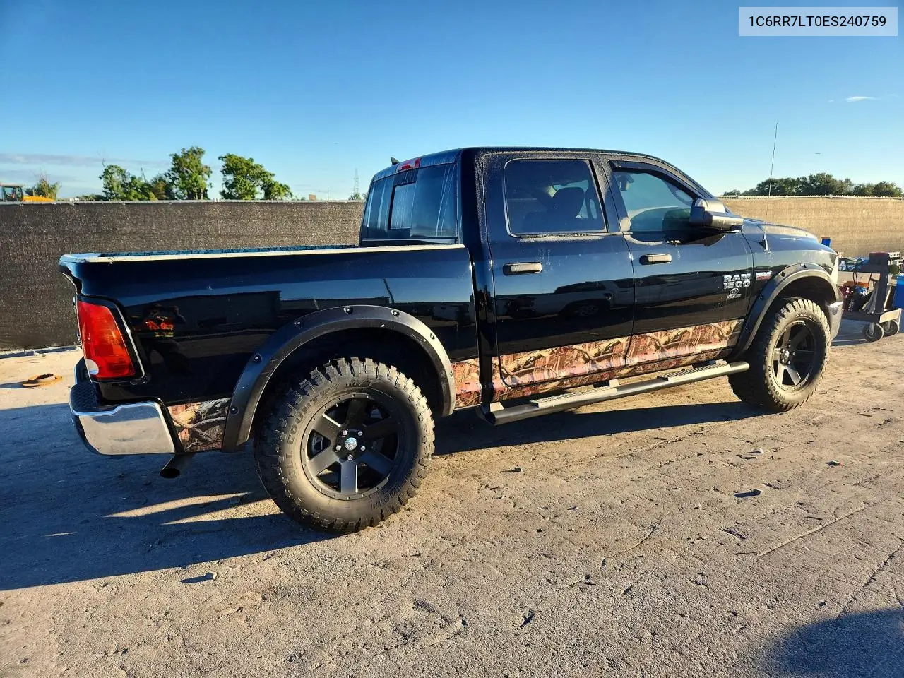 2014 RAM 1500 VIN 1C6RR7LT0ES240759 — фото 3