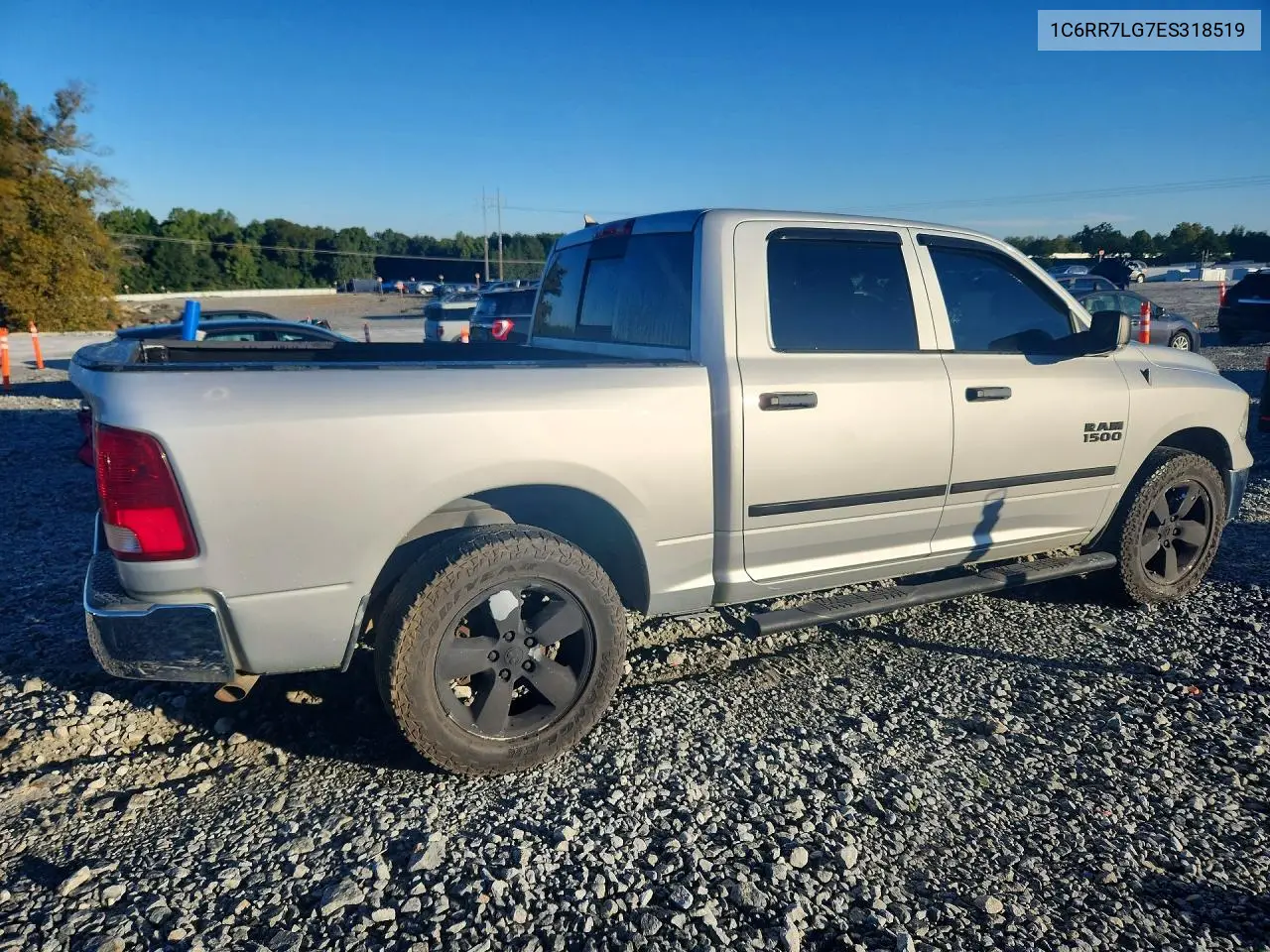 2014 RAM 1500 VIN 1C6RR7LG7ES318519 — фото 3