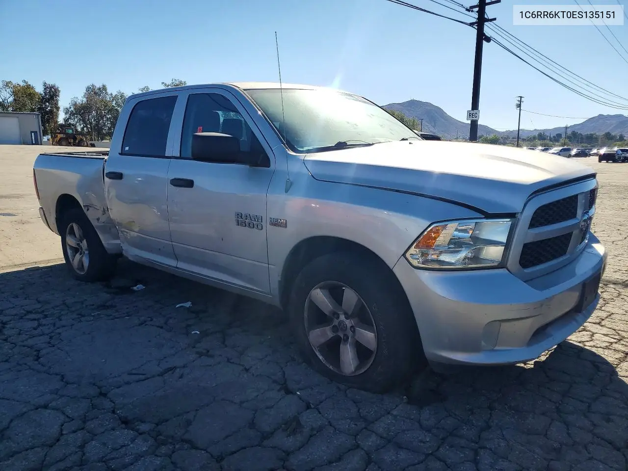2014 RAM 1500 VIN 1C6RR6KT0ES135151 — фото 4