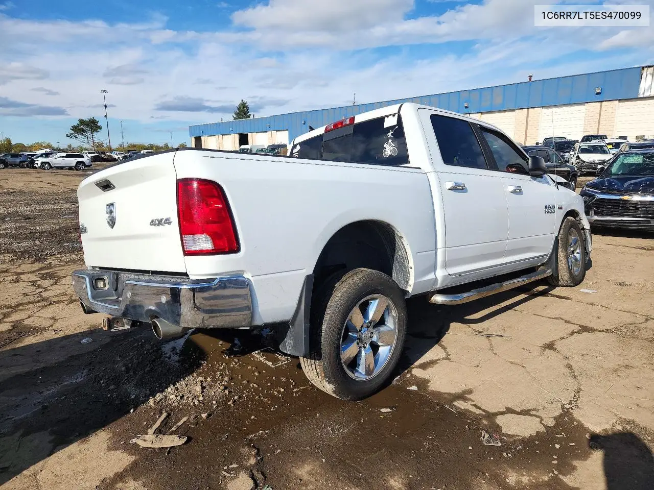 2014 RAM 1500 VIN 1C6RR7LT5ES470099 — фото 3