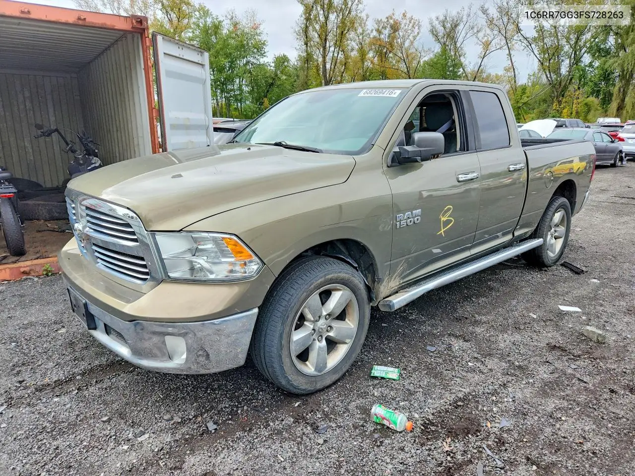 RAM 1500 2015, VIN 1C6RR7GG3FS728263