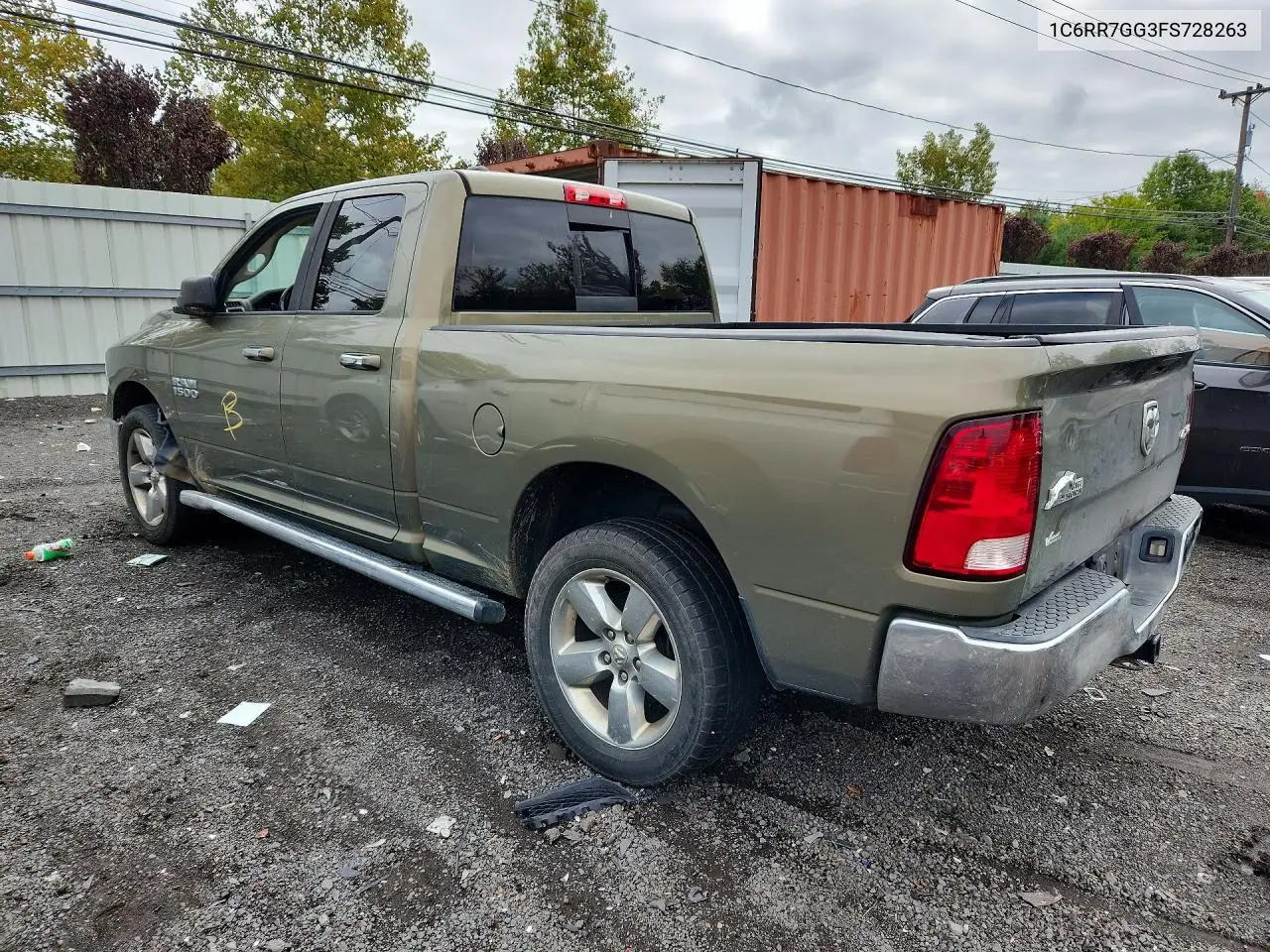 2015 RAM 1500 VIN 1C6RR7GG3FS728263 — фото 2