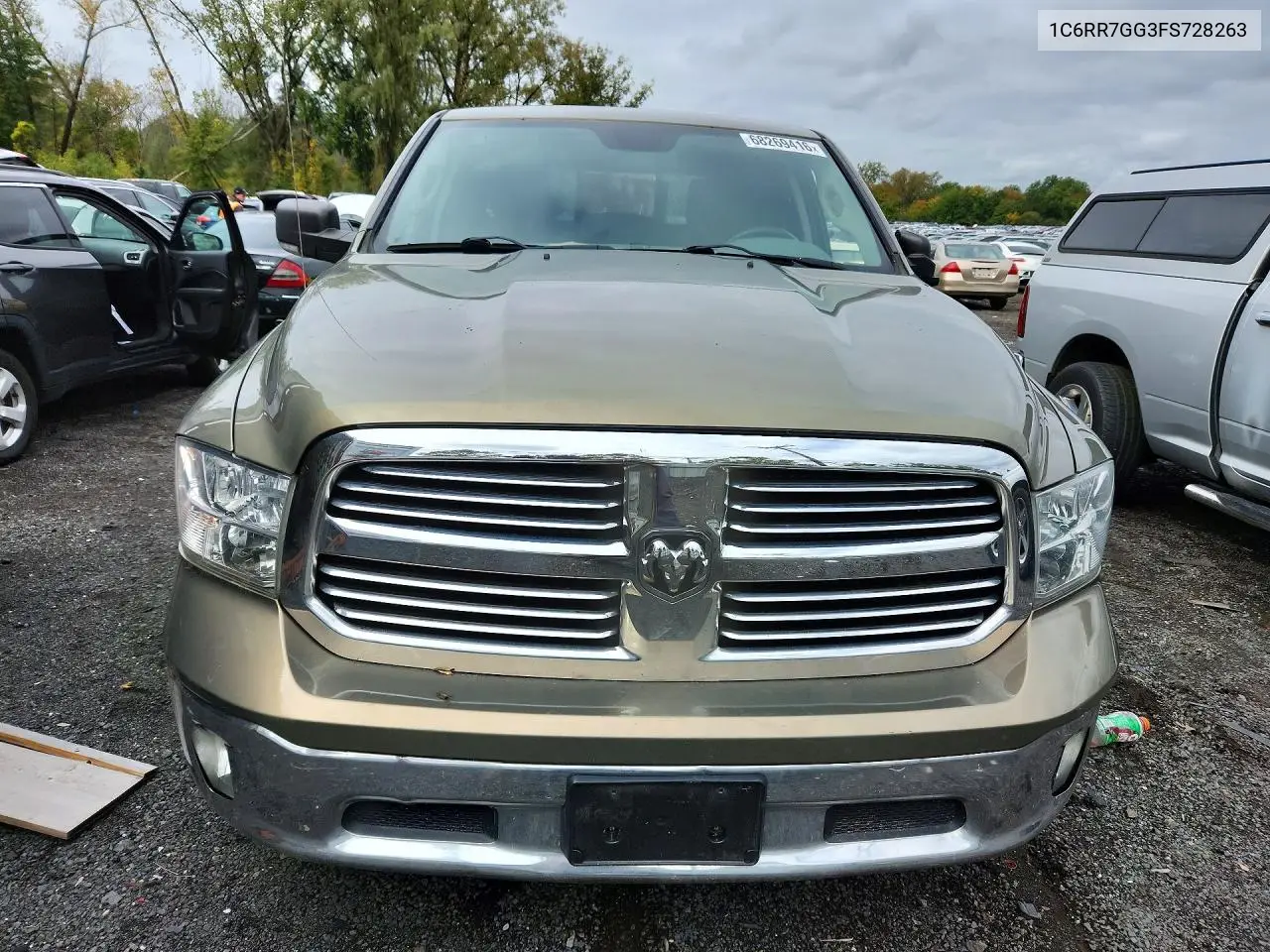 2015 RAM 1500 VIN 1C6RR7GG3FS728263 — фото 5