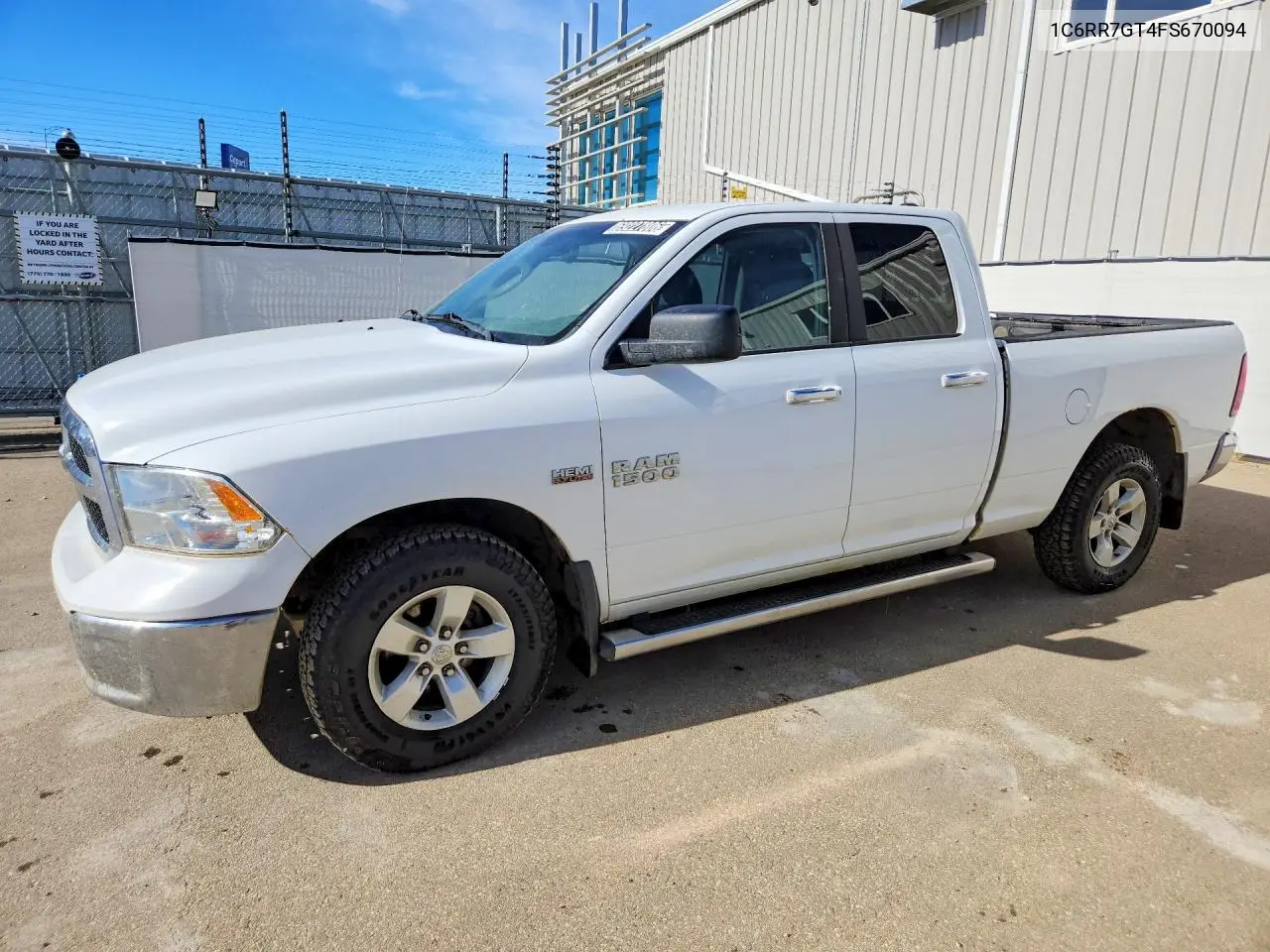 RAM 1500 2015, VIN 1C6RR7GT4FS670094