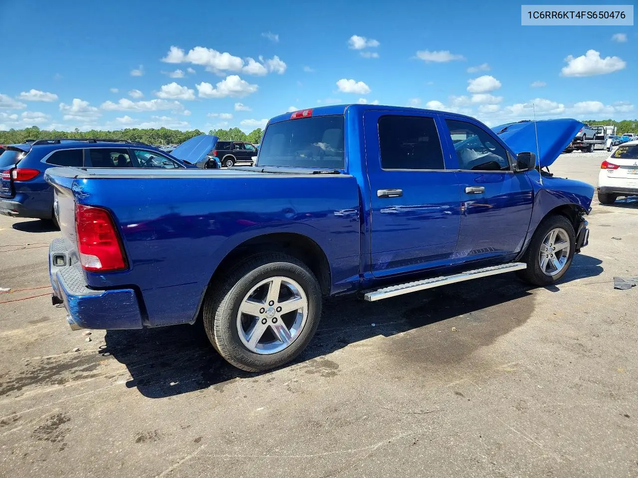 2015 RAM 1500 VIN 1C6RR6KT4FS650476 — фото 3