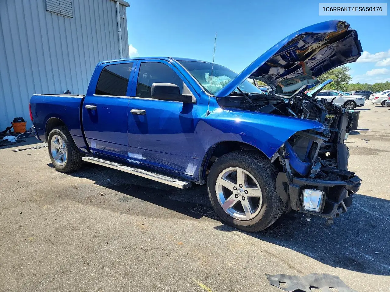 2015 RAM 1500 VIN 1C6RR6KT4FS650476 — фото 4