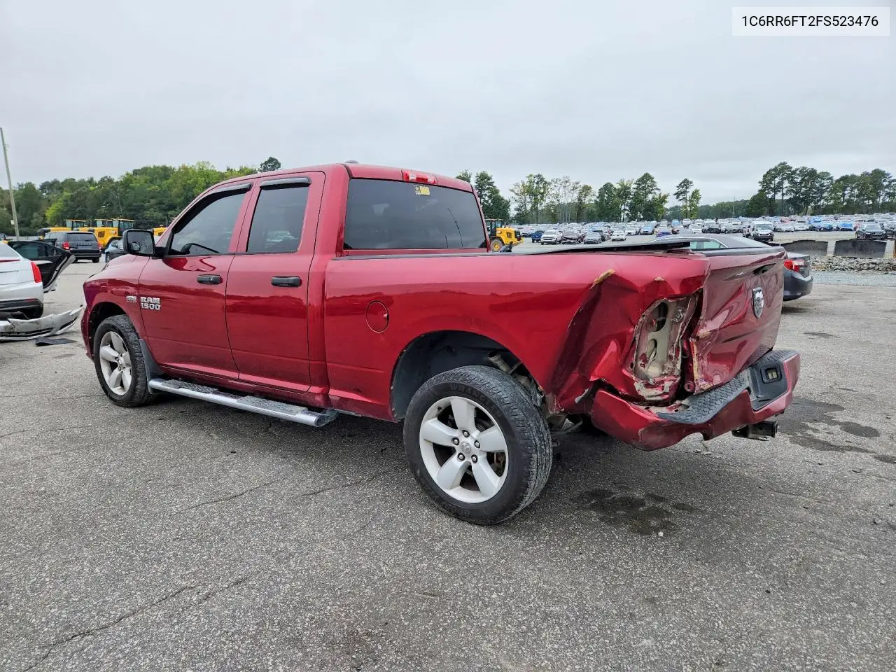 2015 RAM 1500 VIN 1C6RR6FT2FS523476 — фото 2