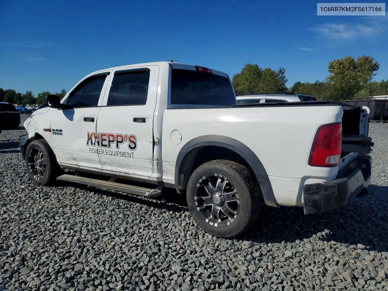 2015 RAM 1500 VIN 1C6RR7KM2FS617166 — фото 2