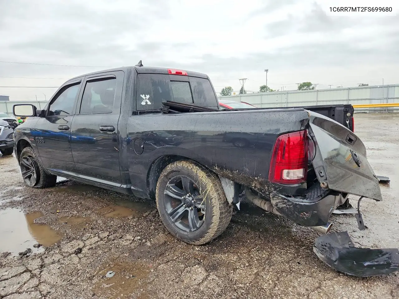 2015 RAM 1500 VIN 1C6RR7MT2FS699680 — фото 2