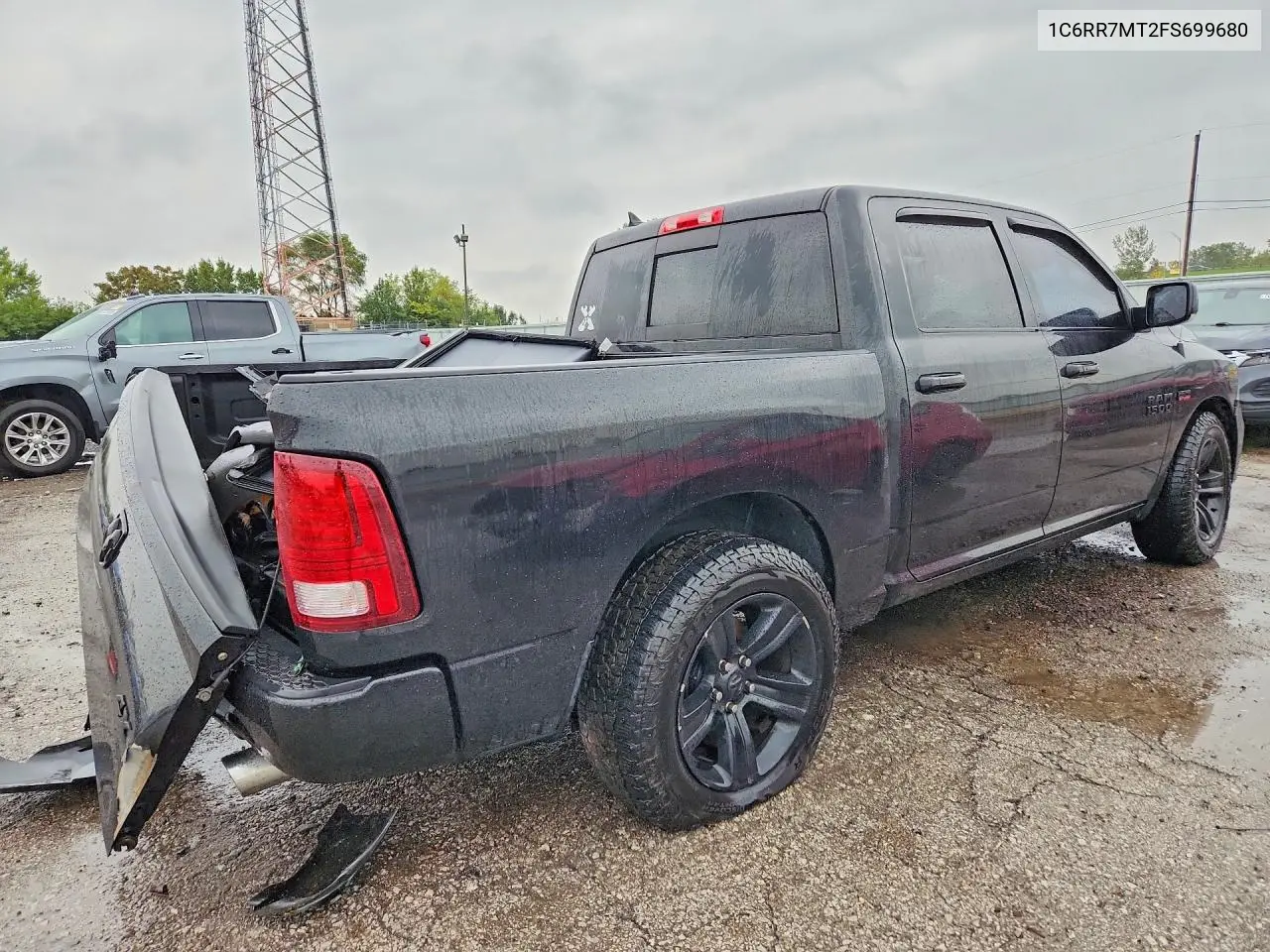 2015 RAM 1500 VIN 1C6RR7MT2FS699680 — фото 3