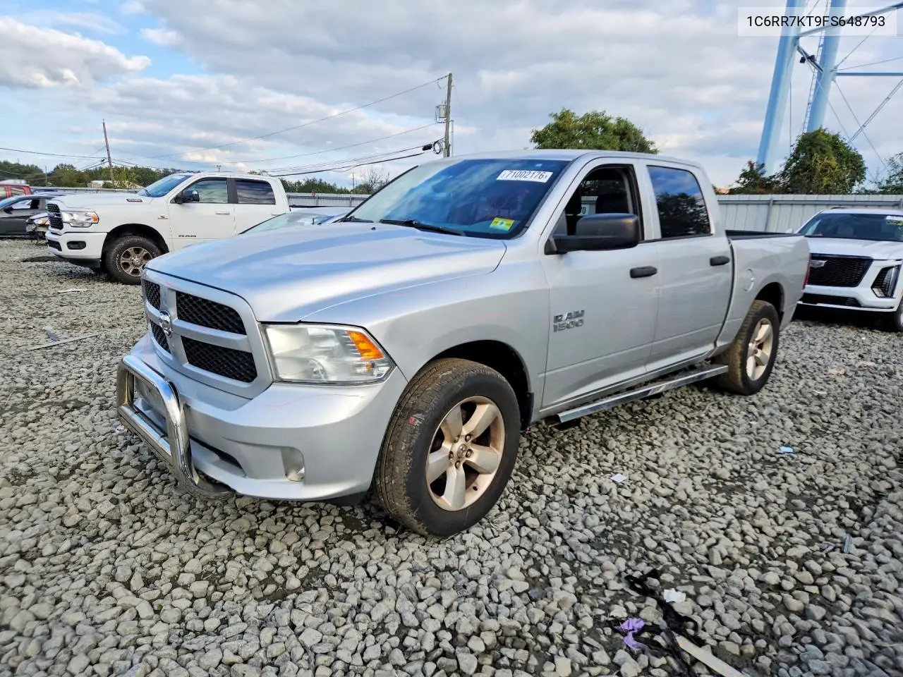RAM 1500 2015, VIN 1C6RR7KT9FS648793