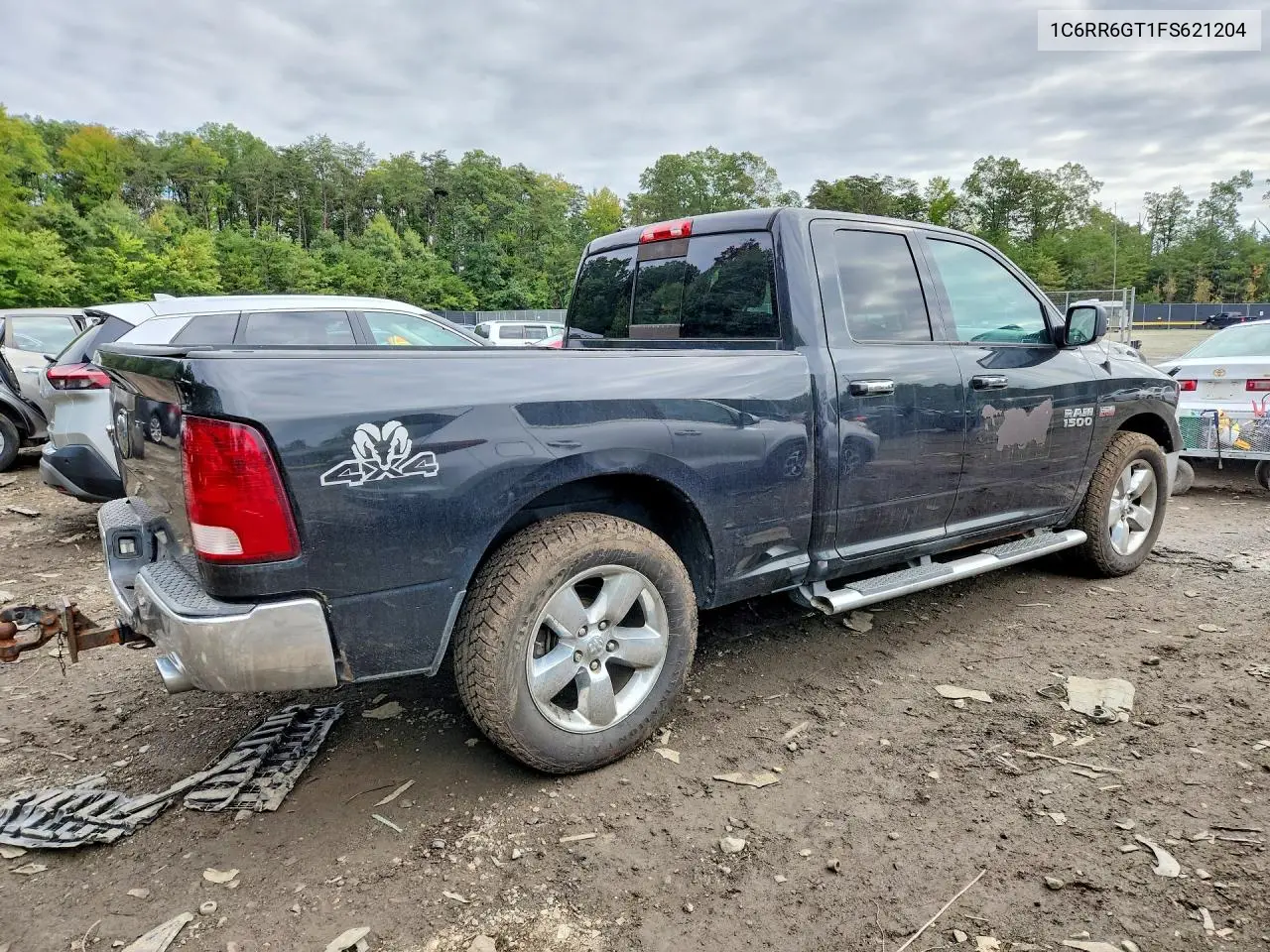 2015 RAM 1500 VIN 1C6RR6GT1FS621204 — фото 3
