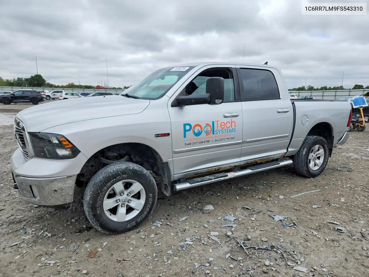 RAM 1500 2015, VIN 1C6RR7LM9FS543310