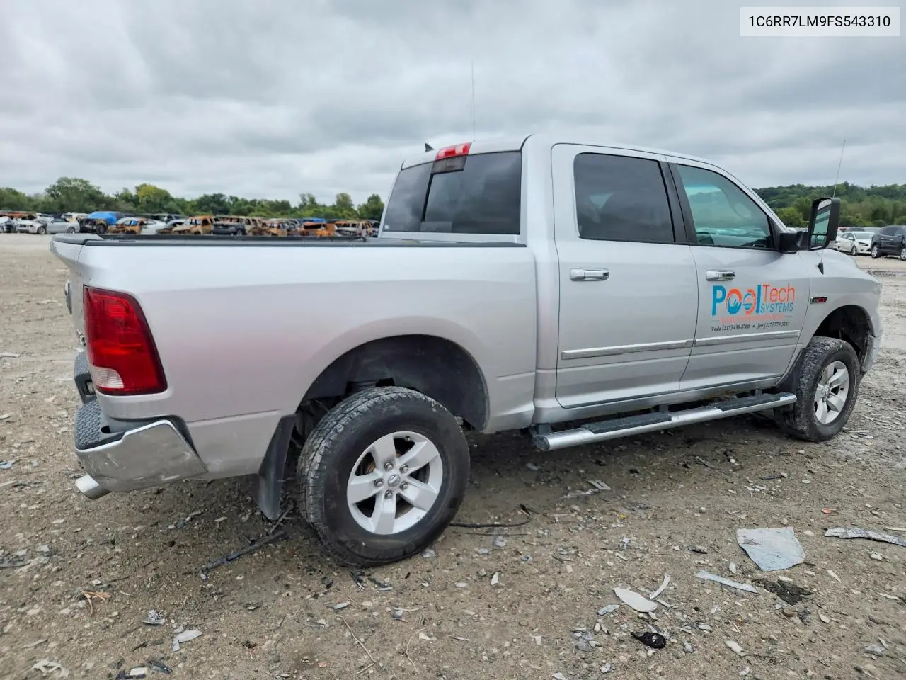 2015 RAM 1500 VIN 1C6RR7LM9FS543310 — фото 3