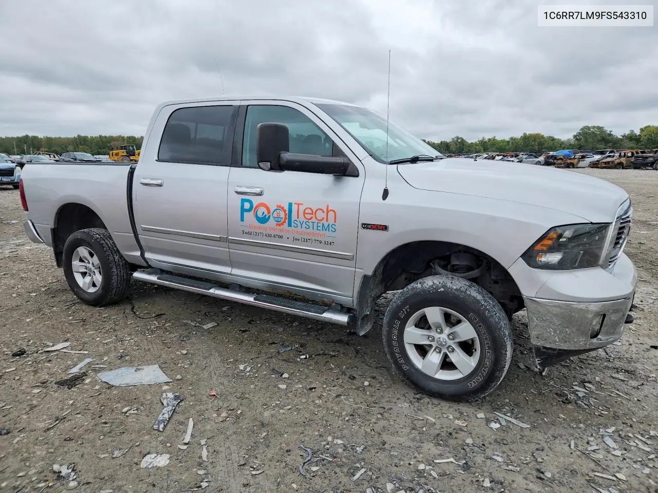 2015 RAM 1500 VIN 1C6RR7LM9FS543310 — фото 4