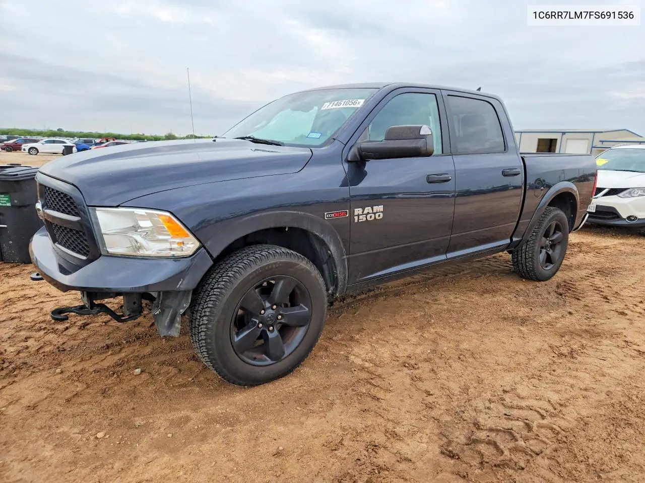 RAM 1500 2015, VIN 1C6RR7LM7FS691536