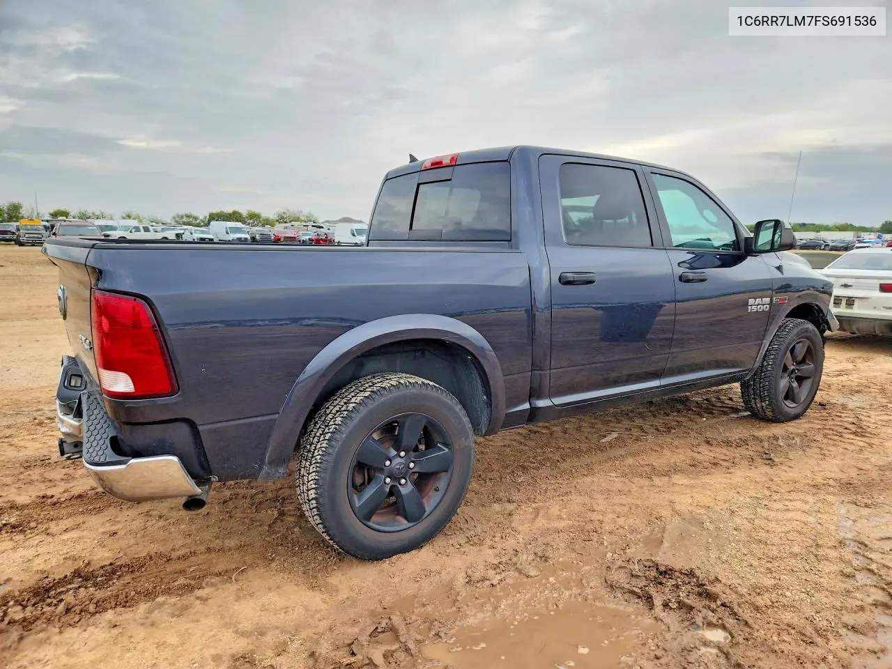 2015 RAM 1500 VIN 1C6RR7LM7FS691536 — фото 3