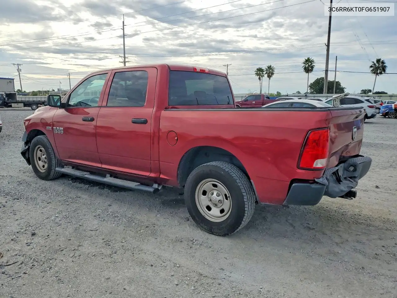 2015 RAM 1500 VIN 3C6RR6KT0FG651907 — фото 2