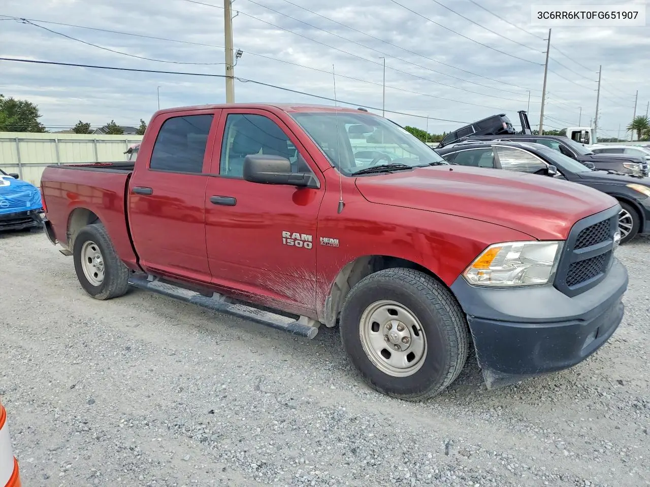 2015 RAM 1500 VIN 3C6RR6KT0FG651907 — фото 4