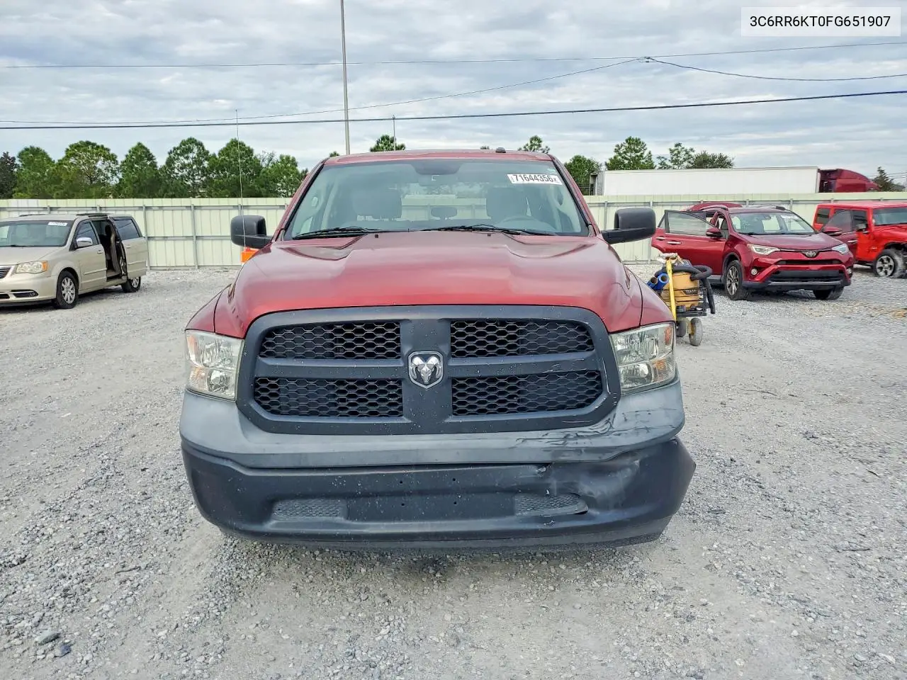 2015 RAM 1500 VIN 3C6RR6KT0FG651907 — фото 5