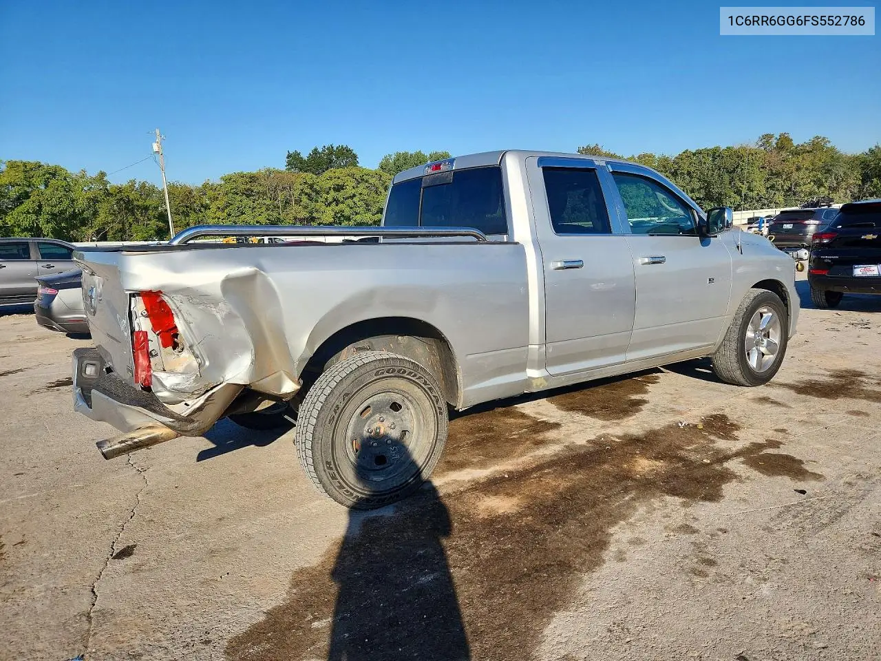 2015 RAM 1500 VIN 1C6RR6GG6FS552786 — фото 3