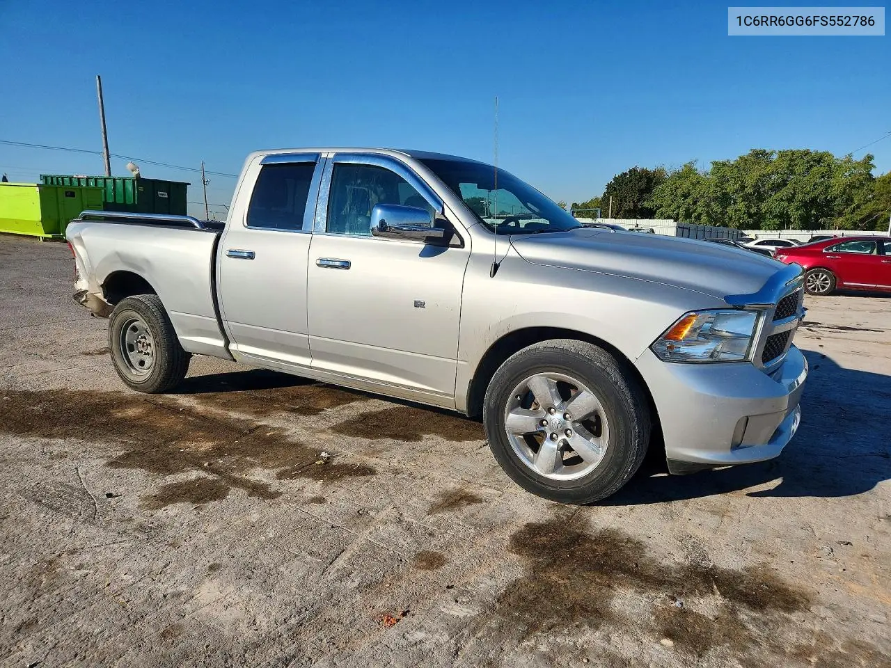 2015 RAM 1500 VIN 1C6RR6GG6FS552786 — фото 4