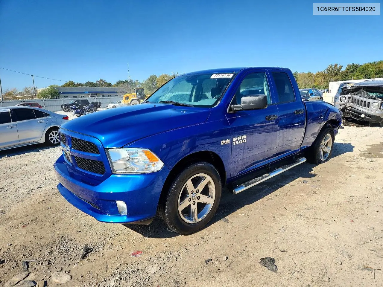 RAM 1500 2015, VIN 1C6RR6FT0FS584020