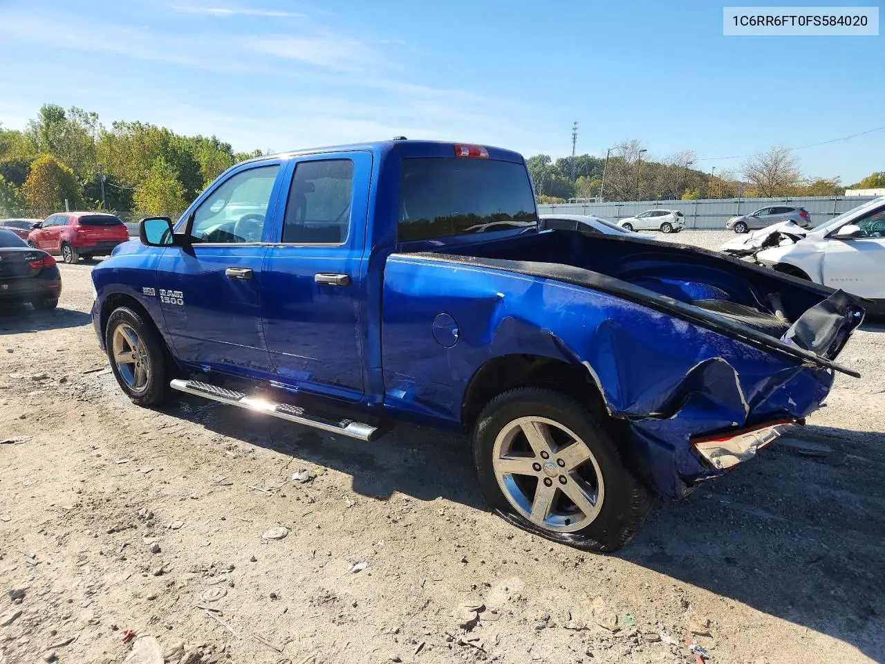 2015 RAM 1500 VIN 1C6RR6FT0FS584020 — фото 2