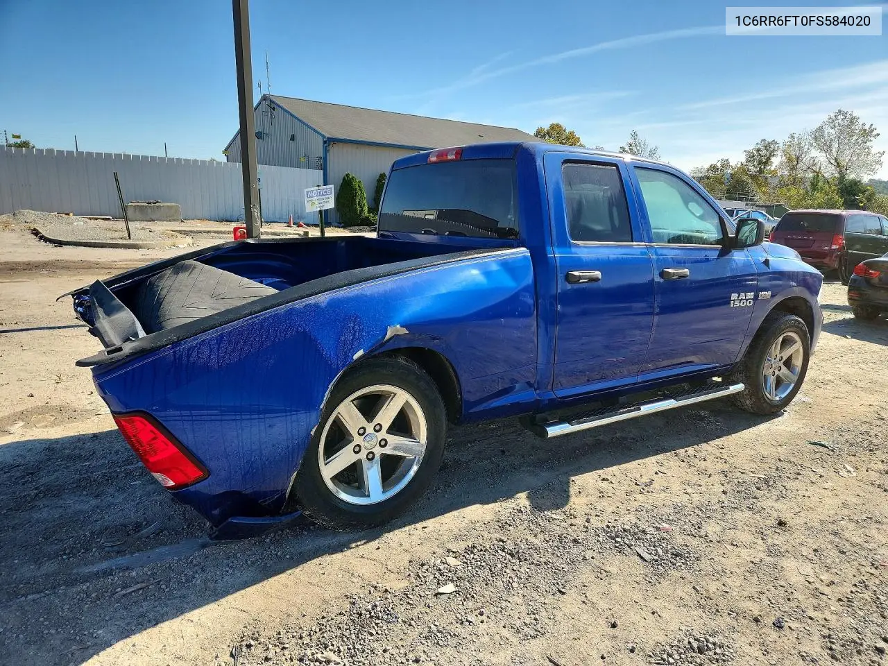 2015 RAM 1500 VIN 1C6RR6FT0FS584020 — фото 3