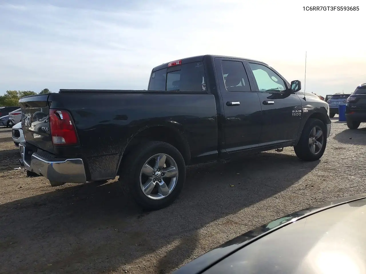 2015 RAM 1500 VIN 1C6RR7GT3FS593685 — фото 3