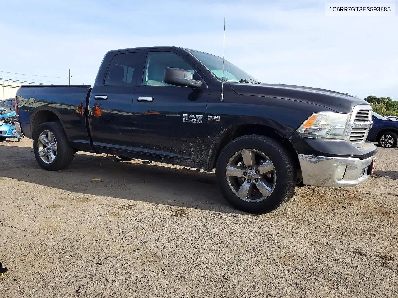 2015 RAM 1500 VIN 1C6RR7GT3FS593685 — фото 4