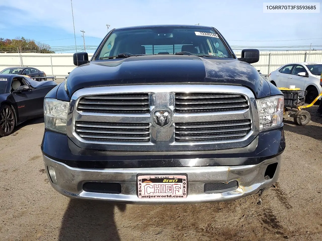 2015 RAM 1500 VIN 1C6RR7GT3FS593685 — фото 5
