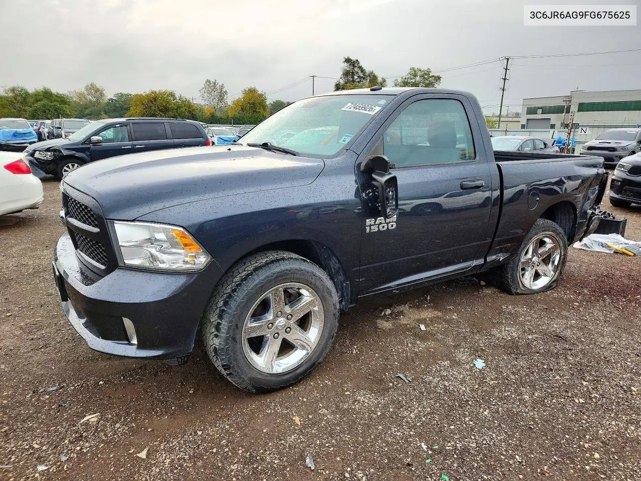 RAM 1500 2015, VIN 3C6JR6AG9FG675625