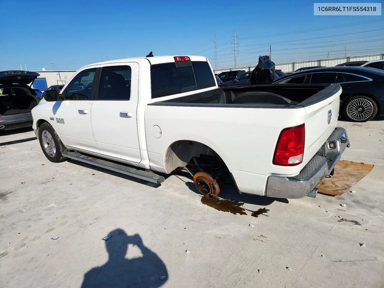 2015 RAM 1500 VIN 1C6RR6LT1FS554318 — фото 2