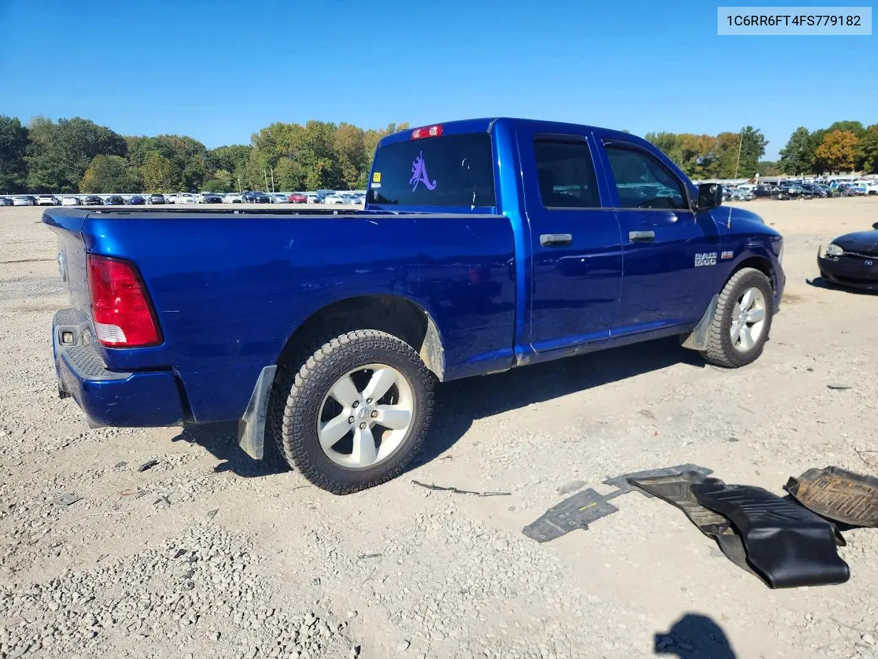 2015 RAM 1500 VIN 1C6RR6FT4FS779182 — фото 3